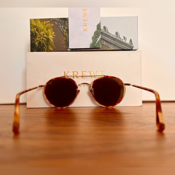 KREWE Sunglasses - PORTER - 12K Titanium + Hawksbill POLARIZED - Picture 6 of 10